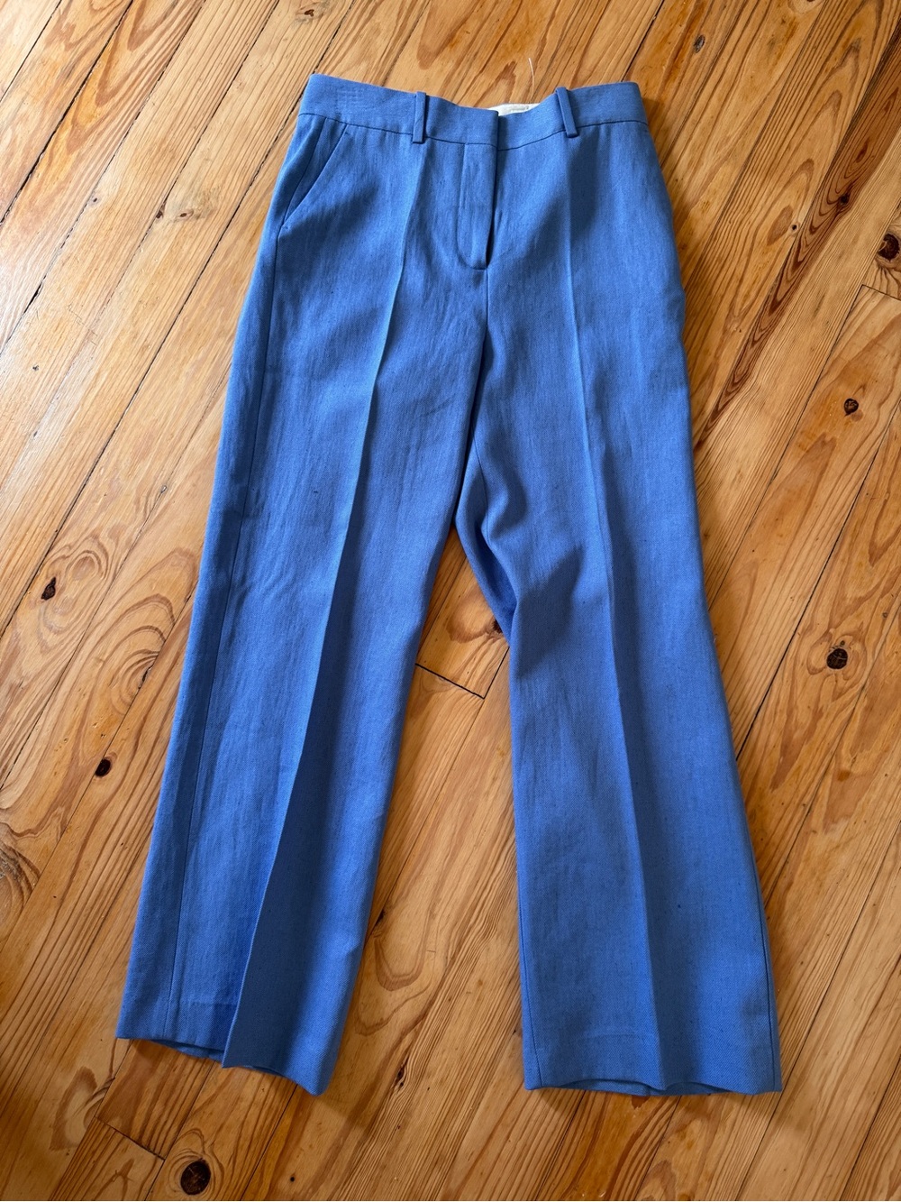 Zara Men's Slate Blue Dress Pants - Straight Leg